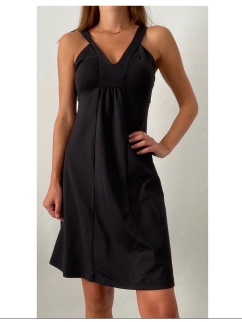Patagonia Women’s Corinne V-Neck Tank Dress Black Medium